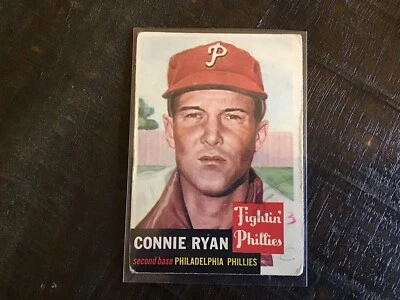 1953 Topps - Bio Information in Black #102 Connie Ryan - Image 1 of 2