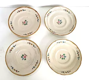 Set of (4) International Heartland 7774 6 1/4" Saucer Plates Stoneware Vintage - Picture 1 of 4