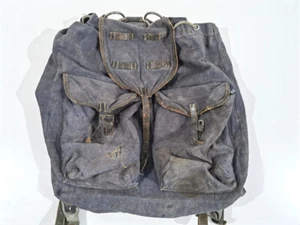 Rucksack Luftwaffe, stark getragenes, ungereinigtes Stück, datiert 1942 - Bild 1 von 12