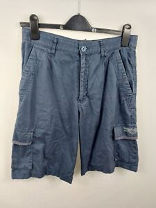 Hurley Womens Blue Cargo Shorts Size W30 (196-59)