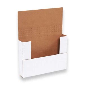 18 x 12 x 2" White Easy-Fold Mailers ECT-32B 50/Case - Picture 1 of 5