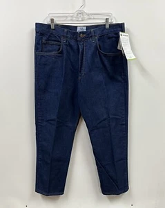 Tyndale Fr Jeans Mens 36x30 Blue Denim Insect Guard Workwear Cat2 - Picture 1 of 11