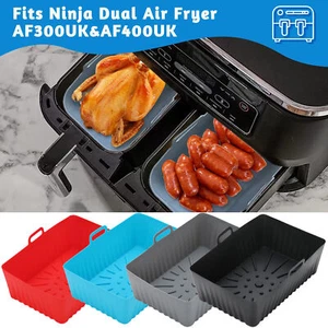 1 Set Oven Pot Bpa Free Replacement Reusable Fryer Baking Tray Pan Liner Bowl - Picture 1 of 11