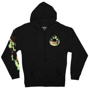 One Piece Roronoa Zoro King Of Hell Licensed Adult Zip Up Hoodie - Picture 1 of 9