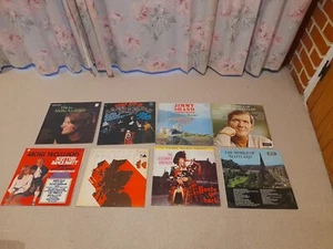 Collection of 8 Scottish vinyl LPs Records Scotland Bagpipes Jim MacLeod Shand - Picture 1 of 1