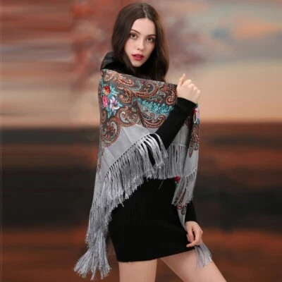 Conjunto de sombrero + bufanda de piel de visón real para mujer gorros cálidos gorra capa larga envoltura cuello guardado Foto 1 de 4