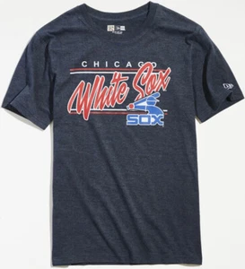 New Era CHICAGO WHITE SOX Brushed Cotton T Shirt (L) BRAND NEW hendriks moncada - Picture 1 of 2