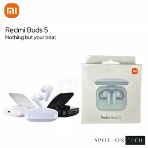 Xiaomi Redmi Buds 5 Wireless Earbuds Bluetooth 5.3 Noise Cancelling, Hi-Fi Sound - Picture 1 of 17