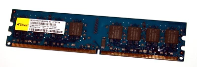 512 MB DDR2-RAM 240-pin 2Rx8 PC2-5300U non-ECC  'Elixir M2Y51H64TU8HB0B-3C' - Image 1 of 2