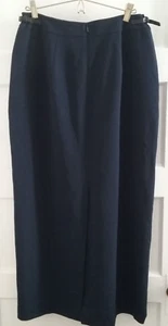 Josephine Chaus Black Pencil Lined Adjustable Waist Side Strap Skirt 10.  Nice!! - Picture 1 of 11