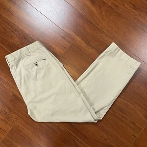 Pantalones de Colección Polo Ralph Lauren Caqui Ajuste Suffield Algodón Para Hombres 36x30 Envejecido - Imagen 1 de 14