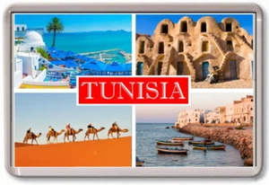 FRIDGE MAGNET - TUNISIA - Large - Africa Sahara TOURIST - Picture 1 of 1