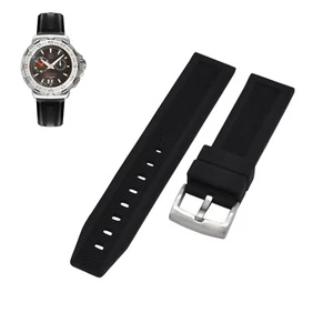 Correa de reloj de goma negra de 20 mm para Tag Heuer Formula 1 BT0714 WAH111C - Imagen 1 de 7