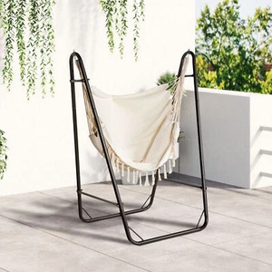 Hammock Chair w/ Metal Stand Hammock Swing w/ Side Pocket - Picture 1 of 11