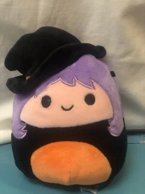 Madeleine The Witch Squishmallow 7” From Tip Of Hat  2019 Halloween by Kellytoy - Image 1 of 4