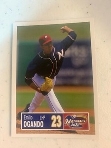 Emilio Ogando Card 2018 Northwest  Arkansas Naturals Team Card