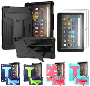 For Amazon Fire HD 10 13th/11th Generation 2023/2021 Tablet Case Kickstand Cover - Picture 1 of 22