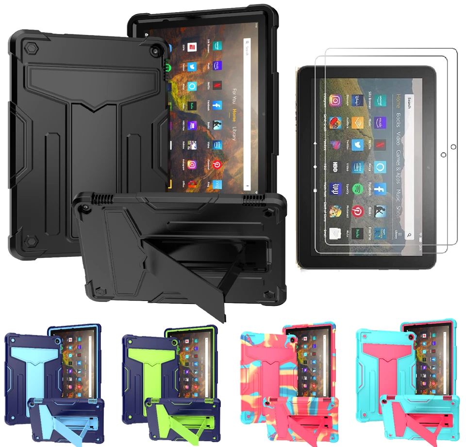 For Amazon Fire HD 10 13th/11th Generation 2023/2021 Tablet Case Kickstand Cover - Image 1 of 1