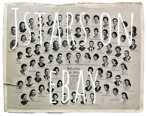 1960 WILLOW RUN HIGH SCHOOL SENIOR CLASS PHOTO, YPSILANTI, MI - Picture 1 of 3