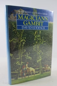 1st UK ED / 1st Printing "MAGICIAN'S GAMBIT" David Eddings HB DJ 1984 Century #3 - Picture 1 of 9
