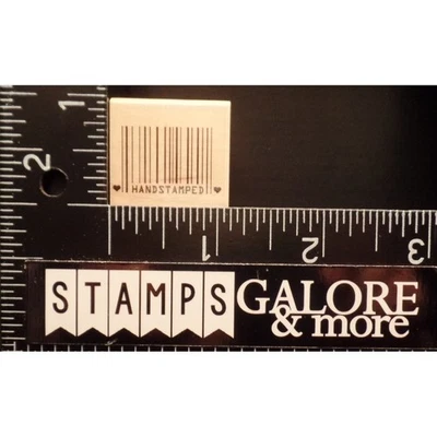 Estampillas de goma Hero Arts A1296 CÓDIGO DE BARRAS CORAZONES DOMESTICADOS A MANO #T12 Foto 1 de 2