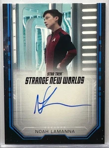 Noah Lamanna Bordered Autograph, Star Trek Strange New Worlds Season 2 - Picture 1 of 2