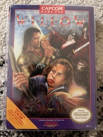 Capcom Willow 1999 NES Box & Styrofoam Only + Box Protector