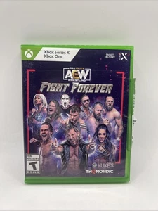AEW: Fight Forever (Xbox Series X / Xbox One, 2023) Lucha libre - Estuche abierto - Imagen 1 de 4
