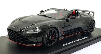 GT Spirit 1/18 Scale Resin GT923 - Aston Martin V12 Vantage Roadster - Black - Image 1 of 4
