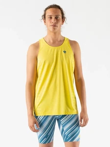 Neu mit Etikett Rabbit Race Pace Tank Blazing Yellow Herren Größe Medium M - Bild 1 von 9