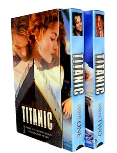 Titanic VHS, 1997, 2 Tape Box Set THX Sound Digitally Mastered W/Photos PG-13 - Picture 1 of 13