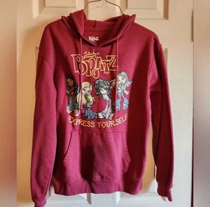 Bratz Girls Burgundy Hoodie S(3-5) - Picture 1 of 4