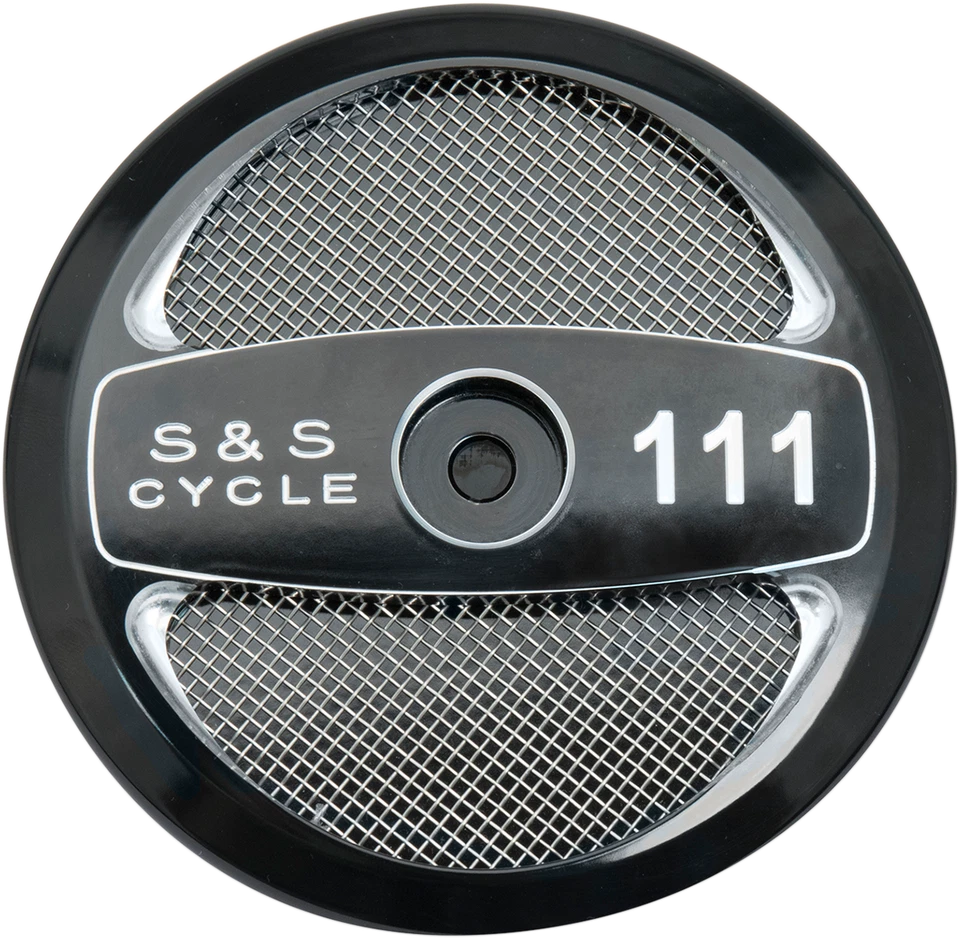 Cubierta de filtro de aire S&S Stealth negra 111" Harley-Davidson  Foto 1 de 1