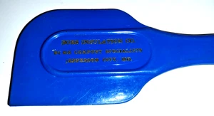 Vintage Advertising Blue Ice Scraper Bobs Insulation Co Jefferson City Missouri - Picture 1 of 5