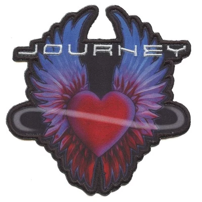 C&D VISIONARY Journey Heart Wings Patch Soft Rock Band Embroidered Iron On