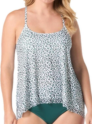 Sujetador COCO REEF Talla Malla Capa Con Aros Tankini Top Cheetah Jaspe 34D Nuevo sin Etiquetas Foto 1 de 4