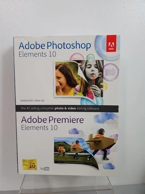 Adobe Photoshop Elements 10 & Premiere Elements 10 Adobe 65136565 PC / MAC - Image 1 of 3