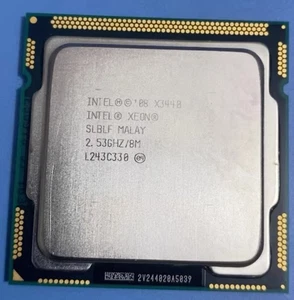 Intel Xeon X3440 LGA1156 CPU Processor 2.53GHz 8M Socket 1156 Quad-Core SLBLF - Picture 1 of 2