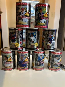 1997 Pinnacle Inside UNOPENED COMPLETE CAN SET of 24 with DISPLAY SIGN - Picture 1 of 5