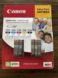 Canon Value Pack Inkjet Printer Ink 225/226 Series 225 Black 225CMY BK #566345 - Picture 1 of 6