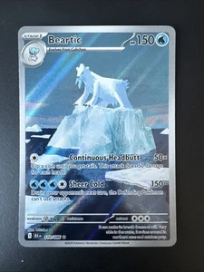 Juego de cartas coleccionables Pokémon Beartic 110/086 ilustración raro perno negro casi nuevo/muy bueno - Imagen 1 de 2