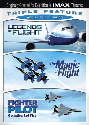 Aerial Thrill Rides Triple Feature (Legends of Flight / Magic of Flight / Fi... - Imagem 1 de 2