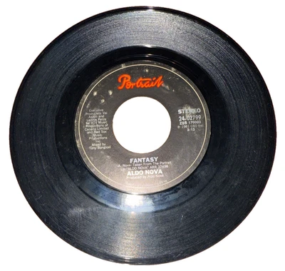 ALDO NOVA FANTASY/UNDER THE GUN USED 7" 45RPM NEAR MINT - Image 1 of 4