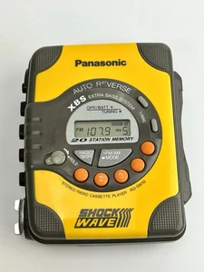 Panasonic RQ-SW10 Shockwave XBS AM/FM - Radio Funciona Cassette No. Leer - Imagen 1 de 15