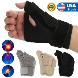 Medical Thumb Wrist Brace Support Carpal Tunnel Arthritis Sprain Left Right Hand - Picture 1 of 15