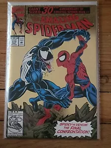 30th anniversary of Spider Man 1 Comic Venom Foil Cover Awesome Condition - Picture 1 of 5