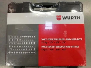 Wurth 1/4+3/8+1/2 pulgada extenso surtido TX 77 piezas - Imagen 1 de 5