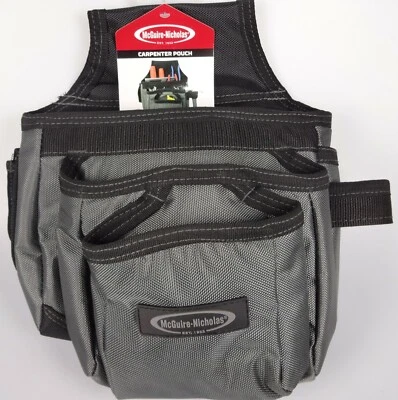 McGuire-Nicholas Toughwear bolsa de carpintero-negro/gris Foto 1 de 3