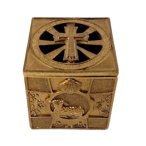 Römische 3,5 Zoll Multi Sakrament Kreuz Andenken Box Jeremia 29:11 - Bild 1 von 11