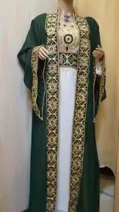 SALE AFRICAN MOROCCAN DUBAI KAFTANS ABAYA DRESS VERY FANCY LONG GOWN MS 0573 - Picture 1 of 22